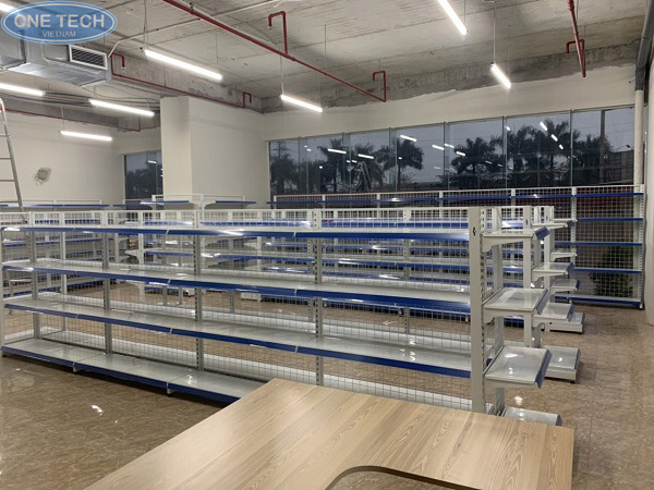 Lắp đặt kệ siêu thị tại Hoài Đức - Kệ Onetech - Công Ty TNHH Sản Xuất và Thương Mại Onetech Việt Nam